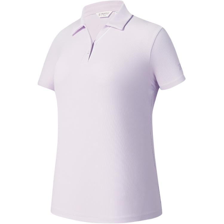 

Fila Модная классическая универсальная крутая дышащая удобная милая женская футболка-поло с коротким рукавом из серии Golf, цвет облачно-пурпурный A11W535114FVT XL