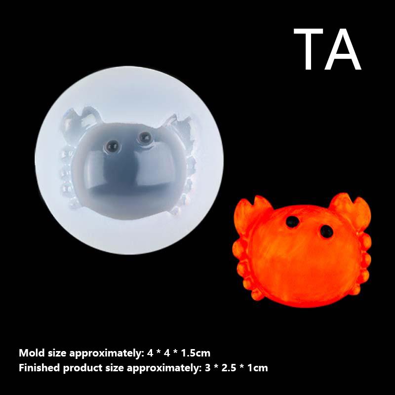 1Pc Turtle Mold Silicone Mold For Turtle Making Reusable Turtle Resin Epoxy Mould Casting Molds DIY Silicone Mould