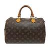 [Pre-Owned] Speedy 30 Elegant Compact Fashionable Commuter Classic Monogram Coated Canvas With Leather Trim Pillow Bag - Fair #BWO76R