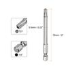 1/2pc Security Torx Bit 1/4" Hex Shank 3" Long T6/T7/T8/T9/T10/T15/T20/T25/T27/T30/T35/T40 Magnetic Screwdriver Torx Head w Hole