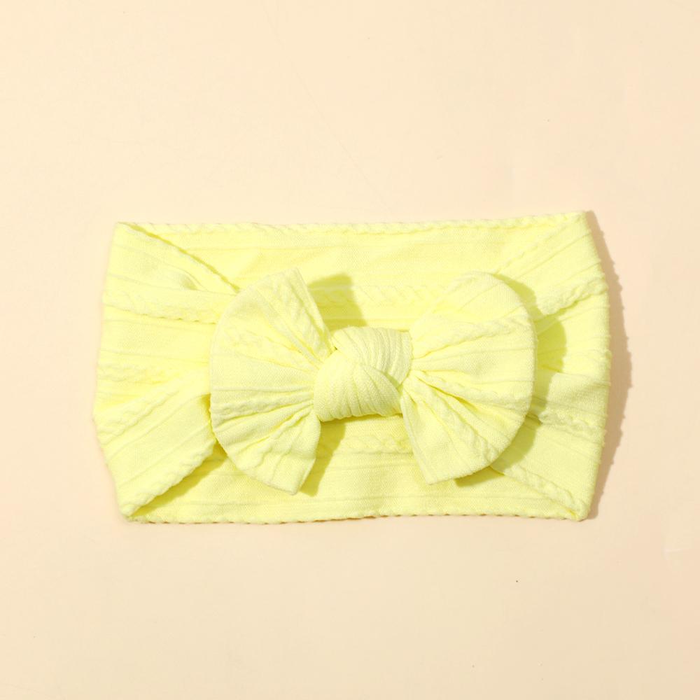 1 Pezzo Fascia per Testa Neonato per Bambine Lavorata a Maglia Elastica Turbante per Bambini Fiocchi per Bambini Morbido Nylon Cappelli per Bambini Accessori per Capelli 32 Colori