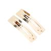 3-9cm  Metallic Snap Simple Hair Barrettes Pins Hairgrip for Hair Decoration