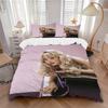 3Pcs Blonde Woman Piano Bedding Sets For All Sizes New 3D Printed Bed Cover Comforter Duvet Cover Pillowcase Bedroom Decoration