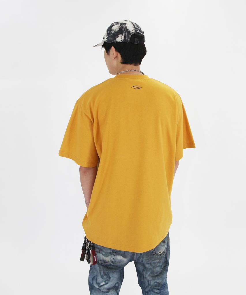 Keuligeon Crg Tribal Semi-Overfit Short Sleeve T-Shirt Mustard