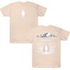 Maglietta grafica Nihilist Penguin I sentieri si creano camminando, ma perché? Magliette da trekking unisex in cotone comfort Nihilist con meme di pinguino