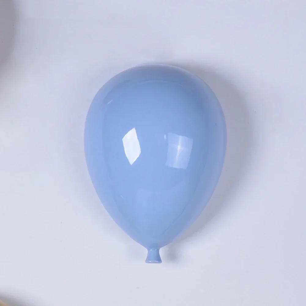 Wall Hanging Ceramic Balloon Art Children's Room Decoration Creative Pendant Sculpture for Home Decor Accessories Kid Gifts
