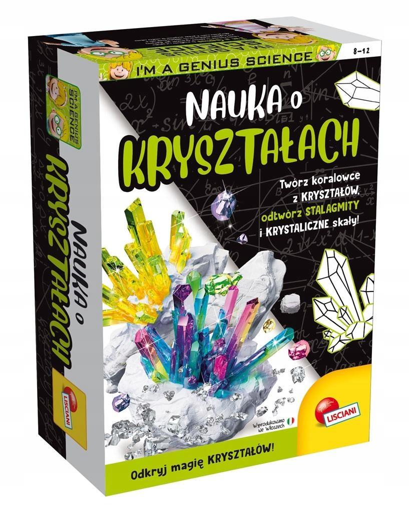 Lisciani i'm a genius zestaw doświadczalny mały geniusz nauka o kryształach