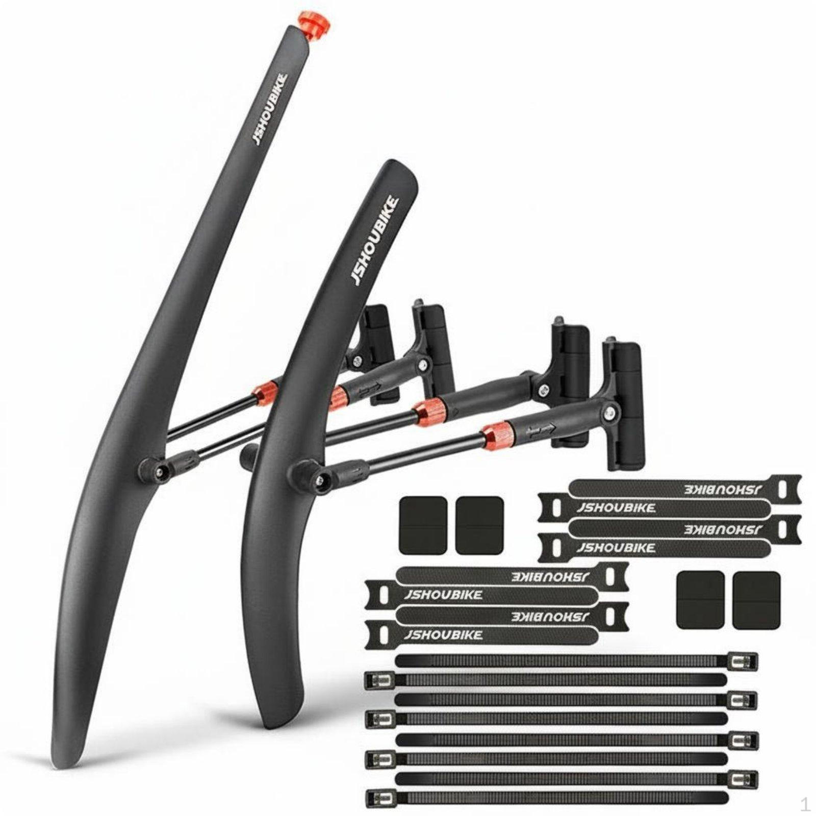 Quick Release Cycle Mudguard Full Coverage Front and Rear Bike Fenders Impact Resistant Road Front Rear