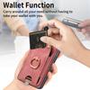 D6 For OnePlus 12 5G Case Leather+TPU Phone Cover with Ring Kickstand Card Bag
