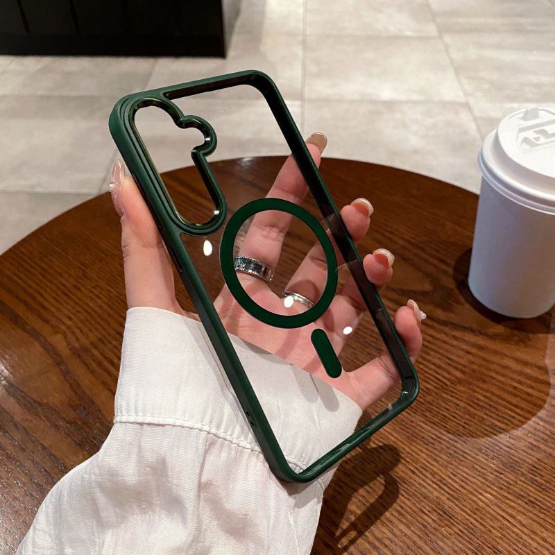 

Магнитный чехол для мобильного телефона Samsung S24 Ultra/S24 — MagSafe Skin-Feel Transparent S24 Plus для Японии и Южной Кореи. Samsung S24