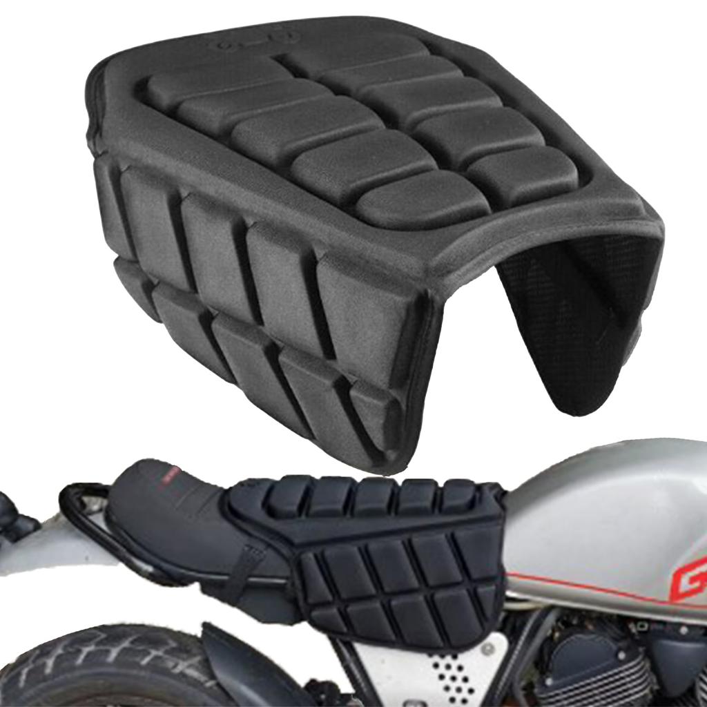 Motorcycle Seat Cover Cushion for and 3D Easy Gel Cushion Motorcycle Compatible with and More Mopeds, Scooters, More, Waterproof, Comfortable,