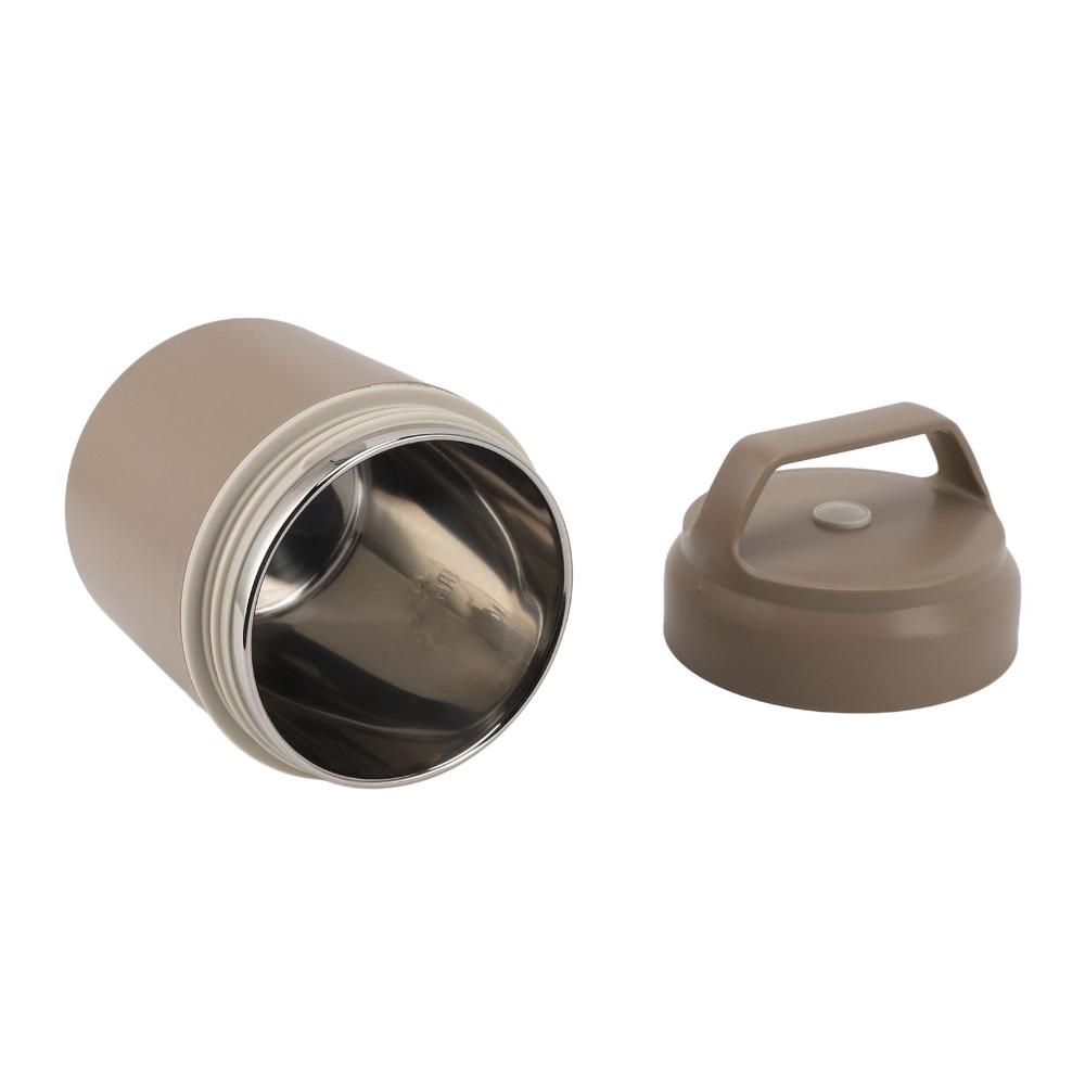 304 Stainless Steel Round Lunch Container 420ml Portable Lunch Box  For Travel