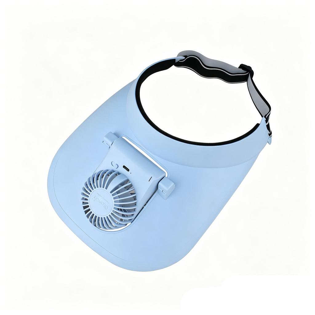 Color USB Charging Sun Hat with Extended - 3- with Fan for