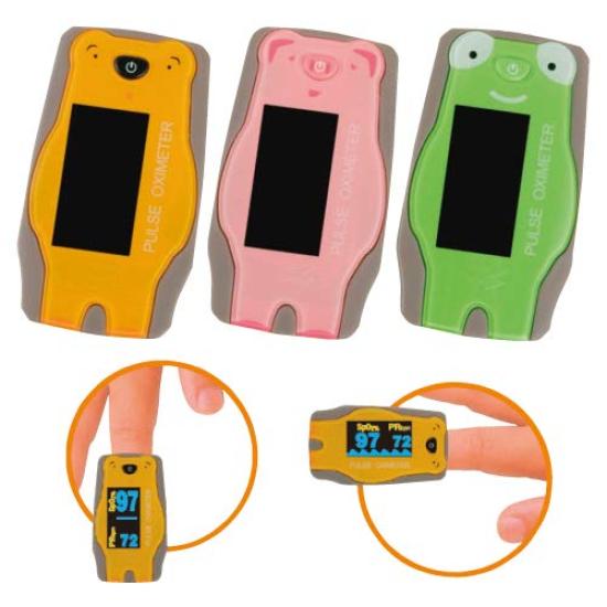 

Пульсоксиметр Koike Medical Surfing PO Mini Bear (желтый) чёрный