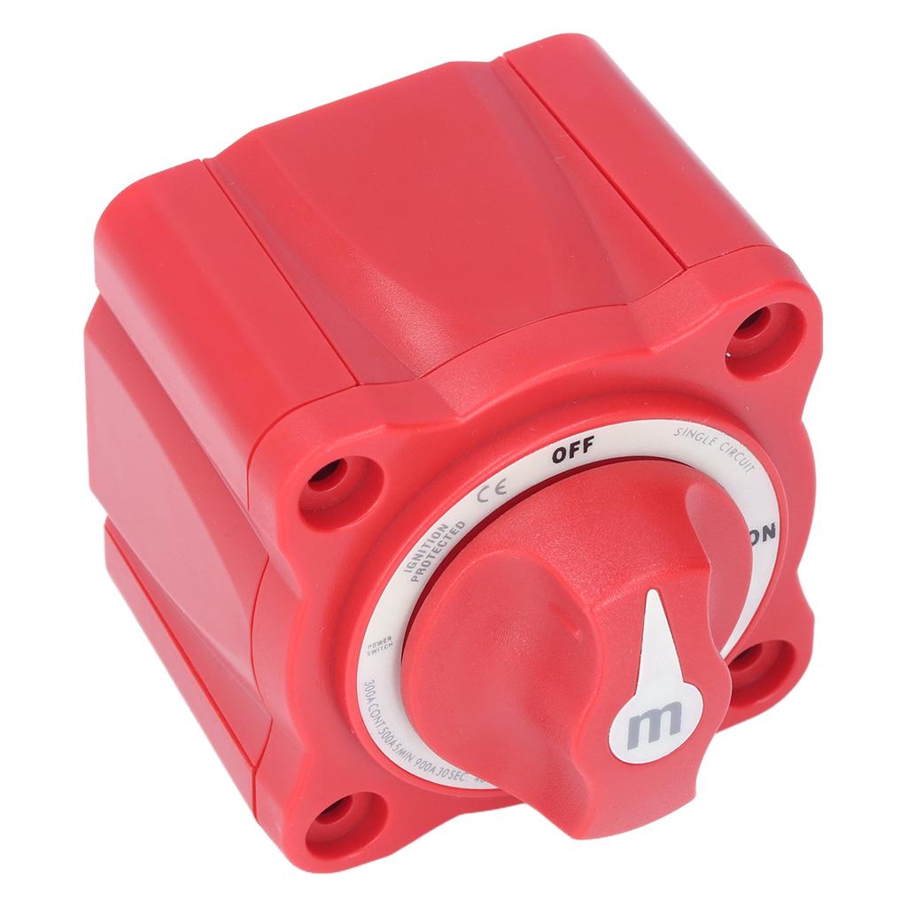 300A Battery Switch Mini Single Loop Battery Selector Switch for Yachts RVs Modified Cars Marine