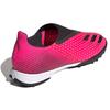 adidas X Ghosted .3 Schnürlose Turfschuhe Bequeme Schlupf-TF (Gummistollen) Strapazierfähige Fußballschuhe Unisex-Schuhwerk Magenta FW6972