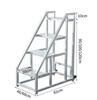 Five-Step Industrial & Household Mobile Ladder
