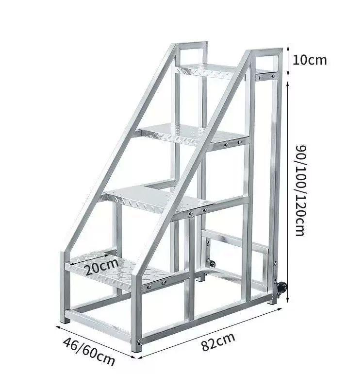 Five-Step Industrial & Household Mobile Ladder
