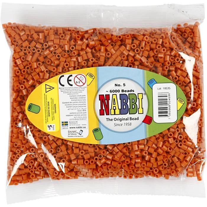 Perles à repasser Nabbi classiques pour plaque à picots, bijoux, etc. Réf 751051
