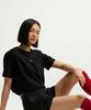NIKE Sportswear Oversized Short Sleeve T-Shirt (Plus Size) W - Black:White / Ih7602-010
