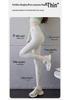 White Shark Skin Women's Yoga Base Layer Pants: 2026 Plus Size, Thin, Tight Fit for Spring To Autumn