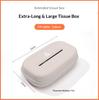 Car 3D stereoscopic Extra-Long & Large tissue box For Mitsubishi ASX Colt L200 Lancer EX Outlander Pajero Ralliart Triton Delica