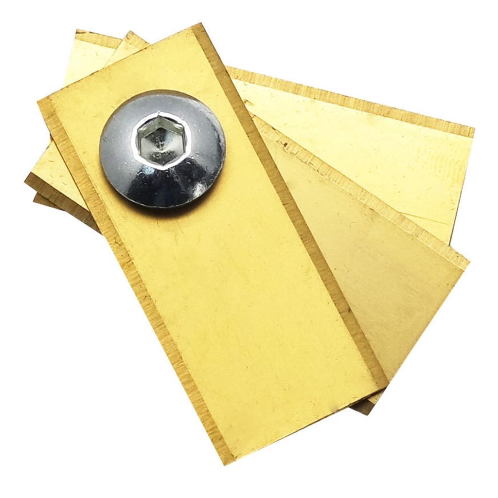 30Pcs for Honda Miimo Robotic Lawn Mower Stainless Steel Replacement Blades, 39.2x17.5mm