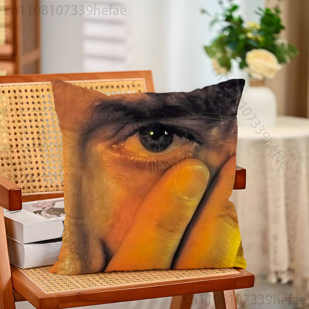 Singer Gustavo CCerati Funny Pillow Case Antidustmite Pillowcase Invisible Zipper Silky Short Plush Sofa Cushion Cover