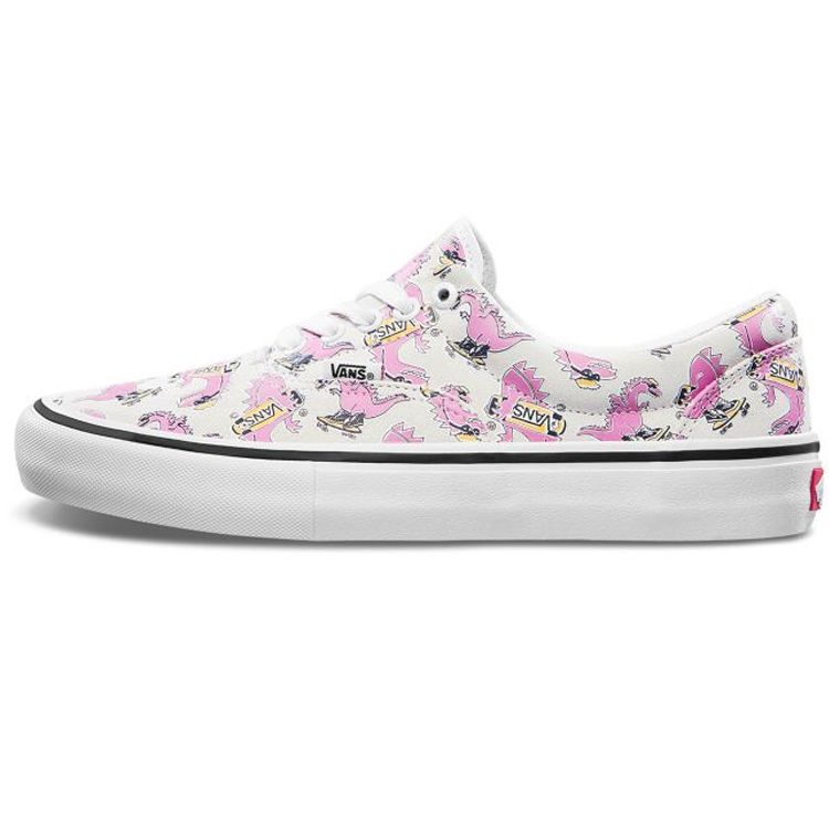 

Кроссовки унисекс Vans Era Pro Vanosaur белые многоцветные VN0A45JAUZF