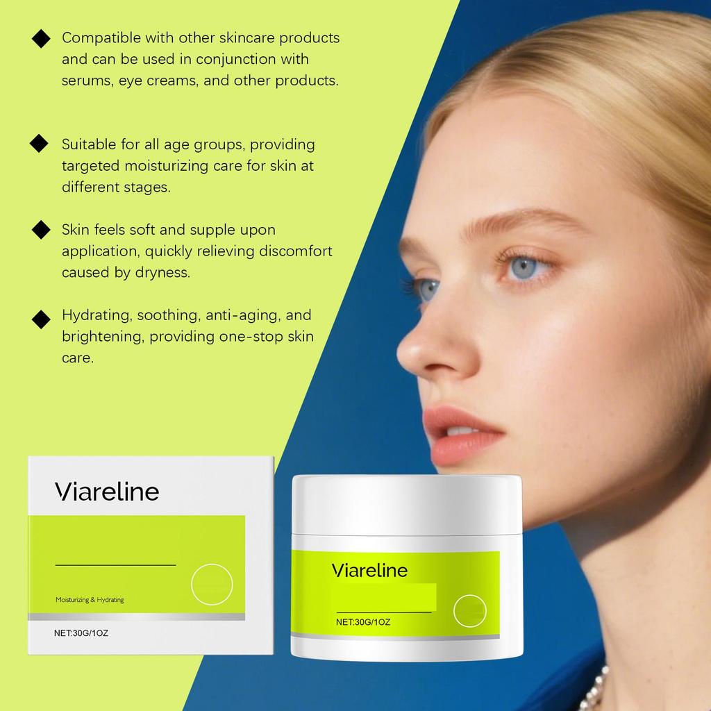 Viareline Retinol moisturizing Cream Deeply moisturizes and softens the skin, even and shiny Facial Cream 30g