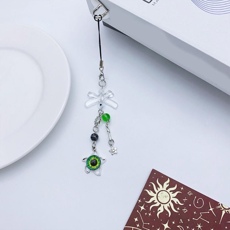 Y2k Style Phone Lanyard Strap Cute Bag Charm Phone Pendant Anti Lost Phone Chain Alloy Material Suitable for Phone Bag