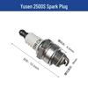 Yusen 2500S Chainsaw Parts: Cylinder, Brake, Pull Cord, Clutch, Air Filter, Carburetor.