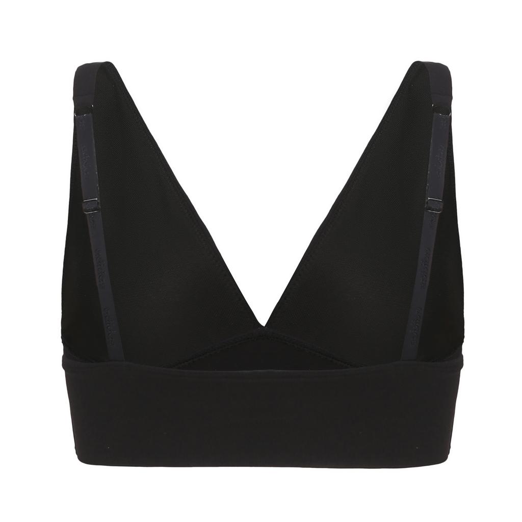 Adidas Lightweight Seamless Deep V Adjustable Sports Bra Women Underwear Black 4A7H69-000