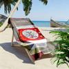 Asciugamano da Spiaggia Stampa Ajax Amsterdam, Asciugamano Grande Morbido Asciugatura Rapida per Spiaggia Campeggio Nuoto