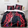 Gaming Valorant Bedding Set Single Twin Full Queen King Size Bed Set Aldult Kid Bedroom Duvetcover Sets 3D Print Anime 034
