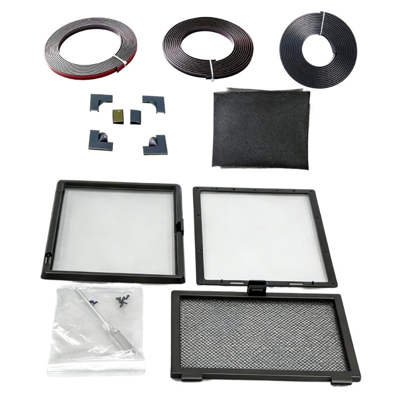 Rede Protetora Magnética de Substituição para Aquários Evita Saltos Inclui Suportes de Montagem Resistentes