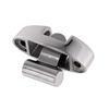 SHENGHUI Pair Boat Bimini Top Deck Swivel Hinges Side Mount Stainless Steel 316 Marine