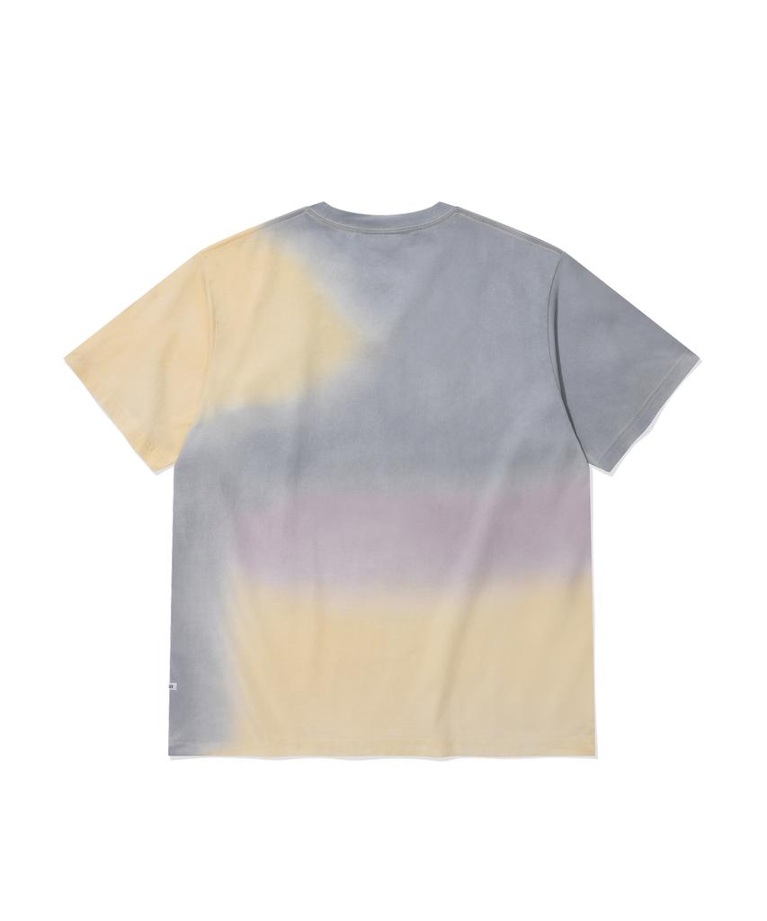 COVERNAT Cracked Arch Logo Dyed T-Shirt Multi