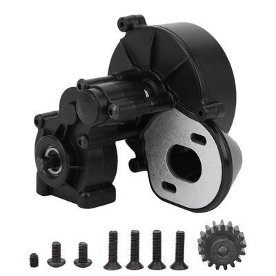 Black Gearbox Transmission Box Assembly Accessory for SCX10 90046 90047 1 10 RC Crawler