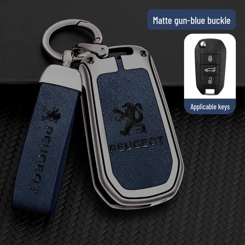 Dongfeng Peugeot 408/308/3008 Key Case - Metal, Anti-Lost Design