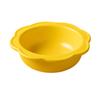 Baizihuahu Pet Ceramic Bowl with Flower Lace, Stable Base Acrylic Stand, Anti-Tip Design Dish for Cats And Dogs Food Water