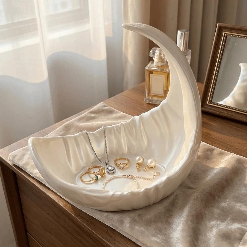 Minimalist Earrings Ring Display Dish 3D Printed Necklace Display Tray Decorative Plate  Kitchen