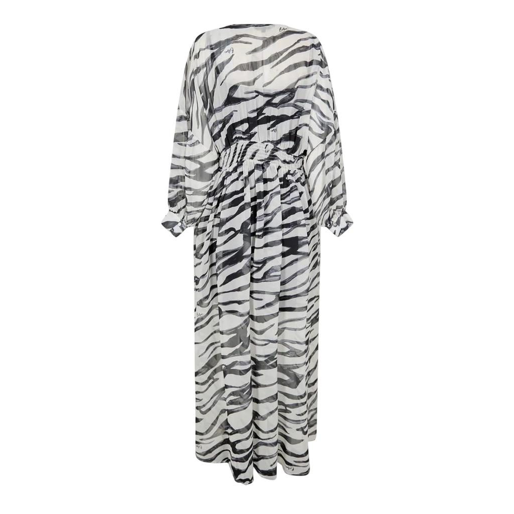 Rochie Maxi Biba pentru Femei/Domnișoare cu Imprimeu Zebră Little Mistress