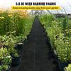 Weed Barrier, 5.8oz Landscape Fabric, 3ft x 300ft Cover Mat Heavy Duty Woven Grass Control Geotextile for Garden, Patio, Black