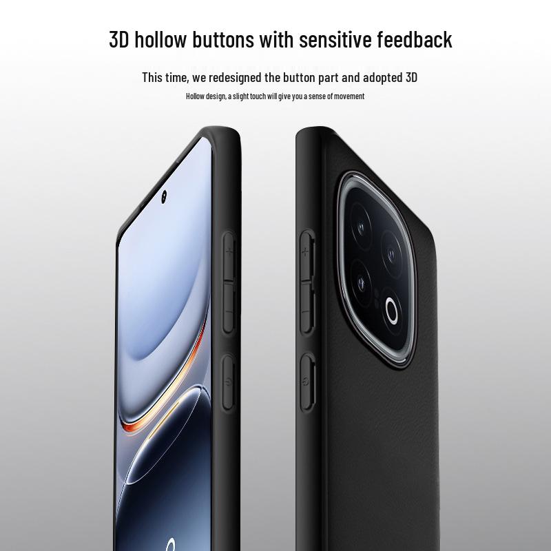 Flüssige Lederhülle für iQOO 15 mit präzisem Objektivausschnitt