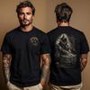 Mittelalterlicher Henker T-Shirt: Gotisches Krieger-T-Shirt | Dunkles Fantasy-Shirt | Gothischer Ritter Grafik-T-Shirt | Mittelalter Horror Geschichte Fan Geschenk