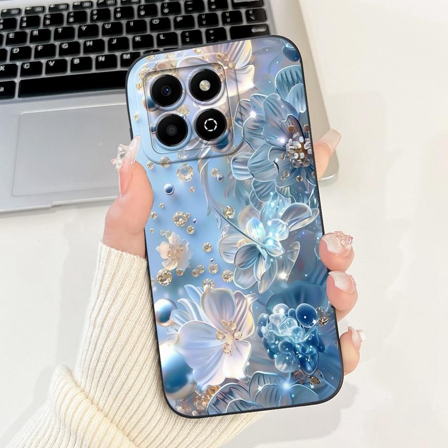 Case For Huawei Honor X6a X6b X6a Plus Phone Case For Honor X6 X6s 4G Soft Silicone Funda Women Fashion Flower Printed Cover