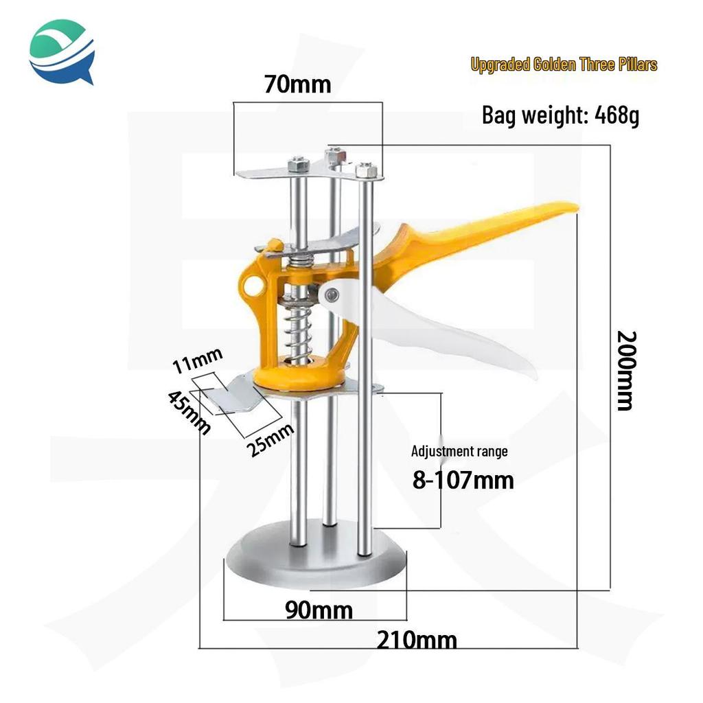Tile Height Adjuster & Raiser Tool for Kitchen Cabinets and Wall/Floor Tiles