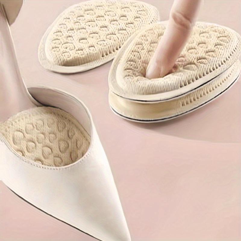 1 Pair Summer Sandal Forefoot Anti-Slip Pads, Sponge Material Sweat-Absorbing Comfortable Shoe Insoles With Adhesive Backing, Suitable For Girls