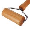 Beech Wood Wooden Dough Roller Rotatable Pastry Roller Thick Pie Rolling Pin  Baker
